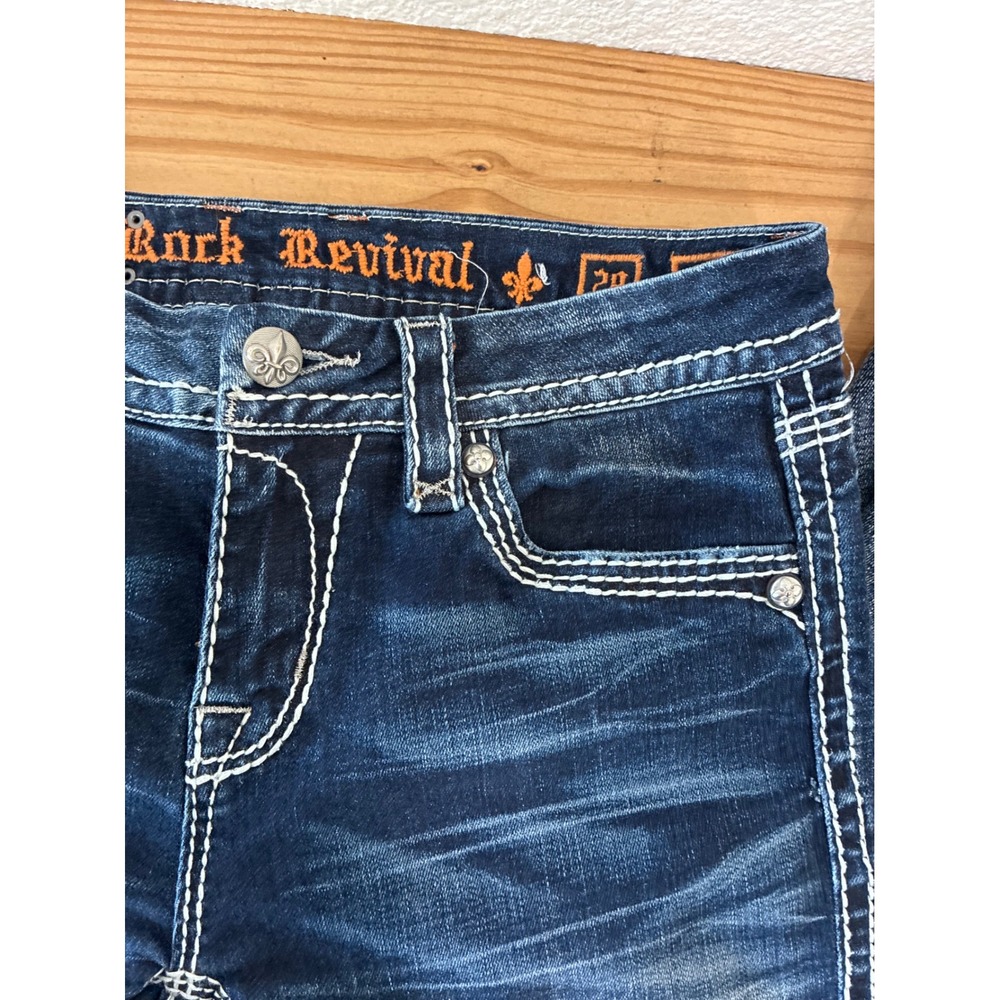 Rock Revival Women's Vivian, Mid - rise Skinny Jeans Size 29 - Picture 3 of 8